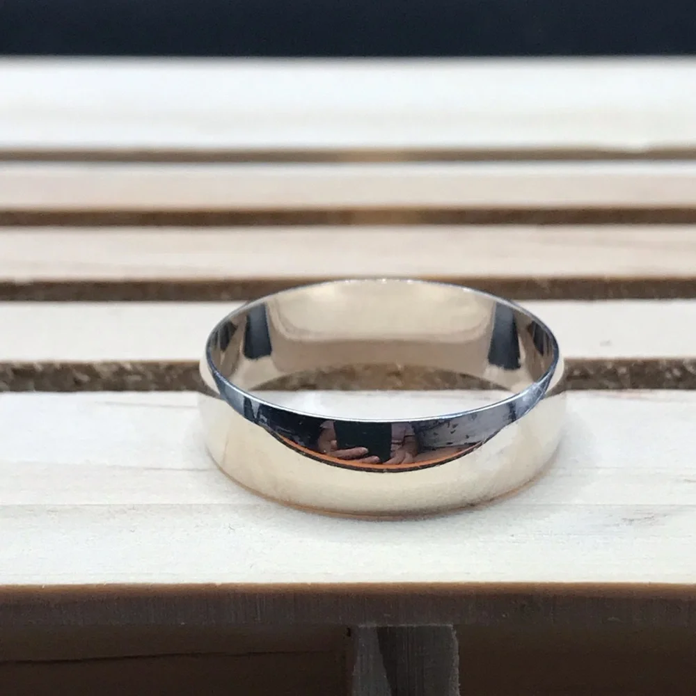 925 Sterling Silver wedding Band Ring size 10 - Picture 12 of 13